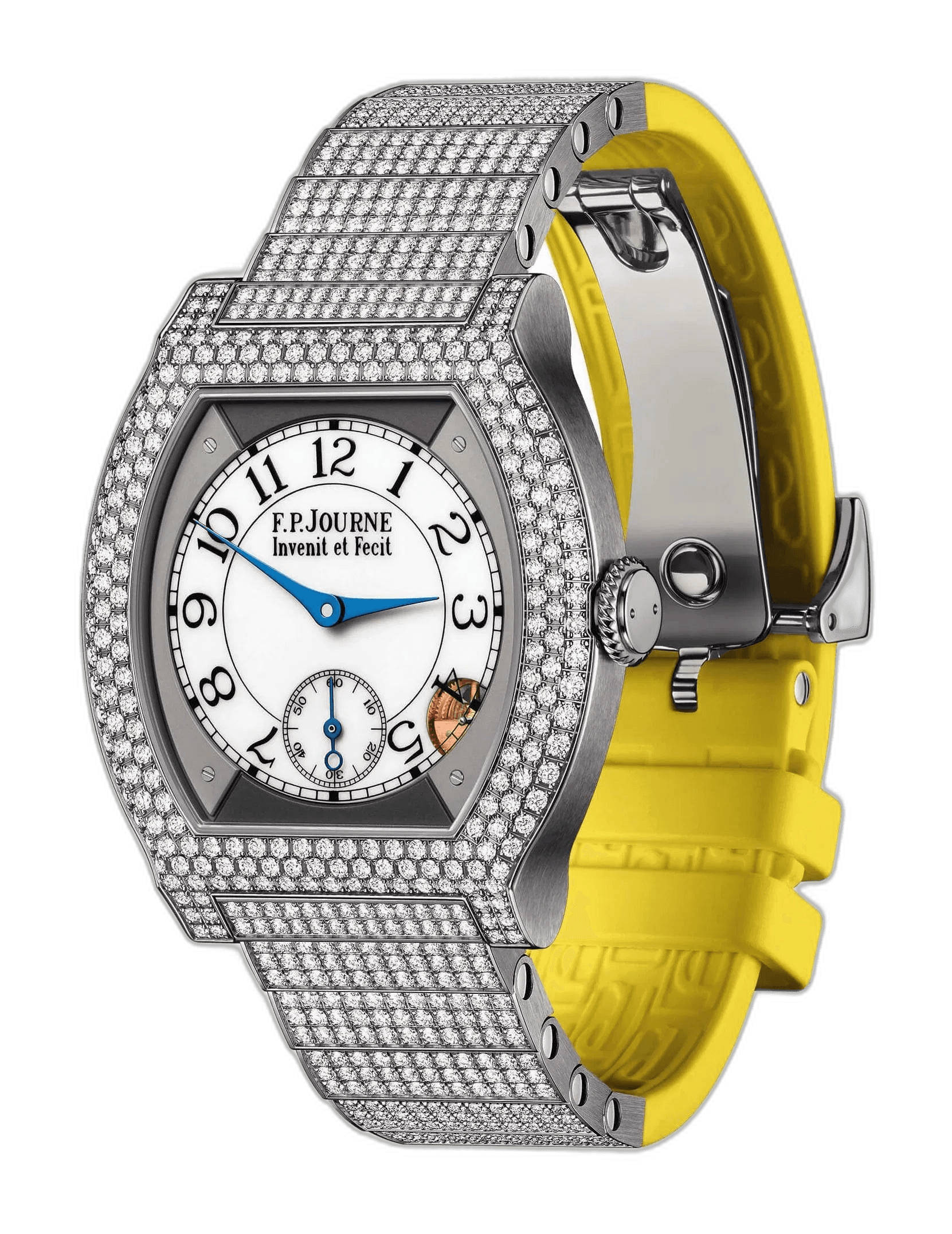 F.P.Journe Élégante 40 Titanium — Diamond-Set White Sapphire Dial | Ref. Calibre 1210