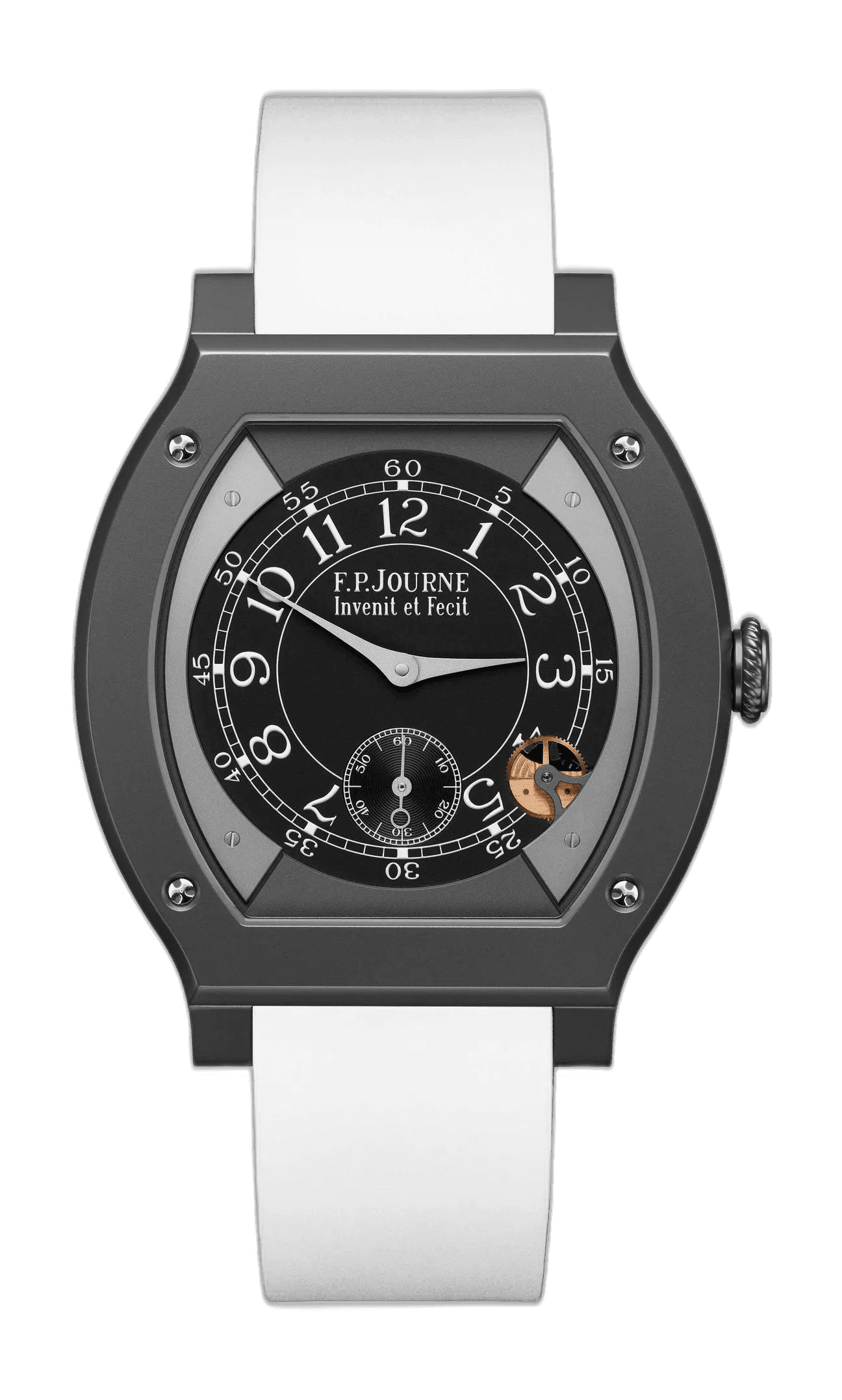 F.P.Journe Élégante 48 Titanium — Black Sapphire Luminescent Dial | Ref. 1210