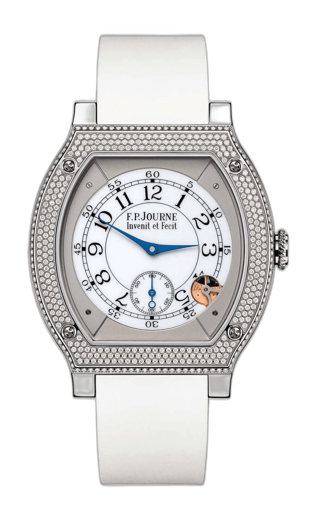 F.P.Journe Élégante 48 Titanium — White Sapphire Diamond-Set Bezel | Ref. 1210