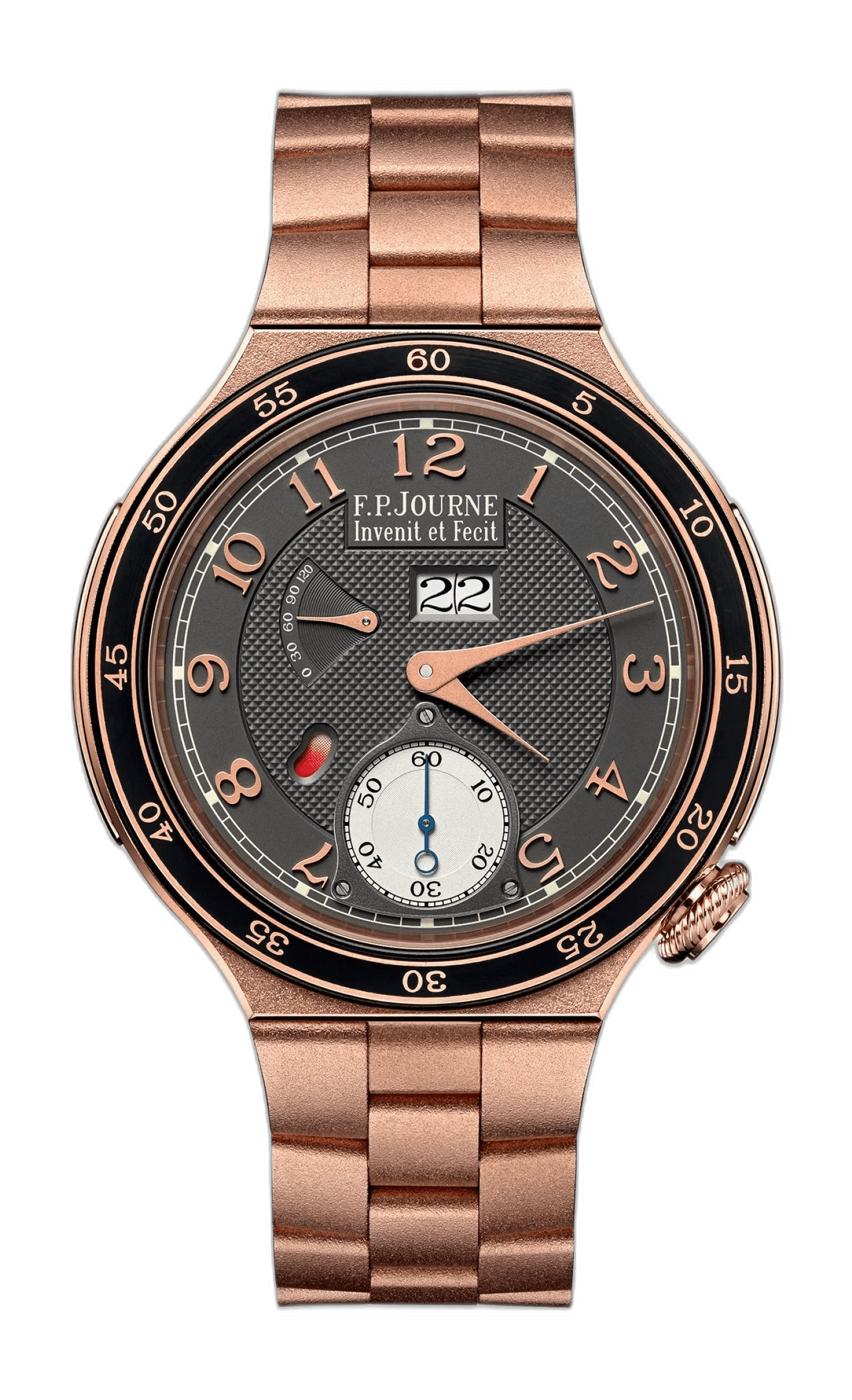 F.P.Journe LineSport Automatique Réserve 18K 6N Gold — Guilloché Grey Dial | Ref. 1300.3