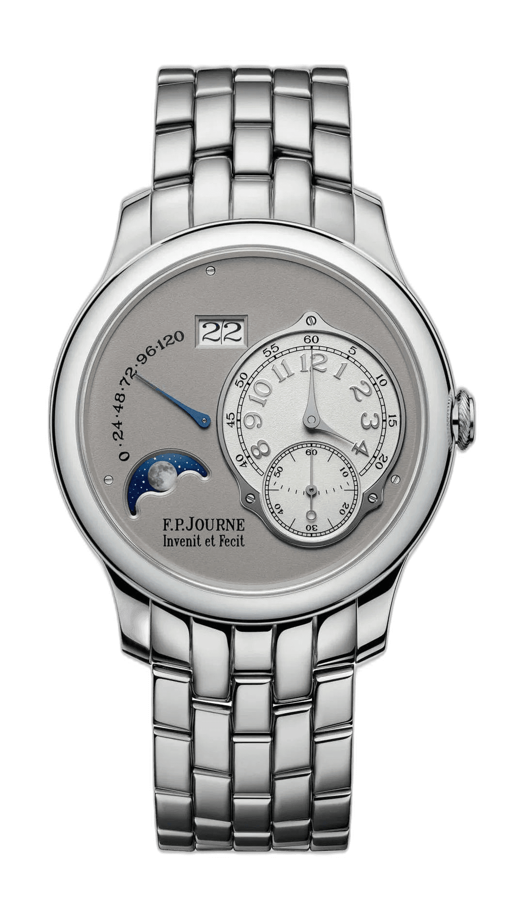 F.P.Journe Lune Platinum — Gray Gold Dial | Ref. 1300.3