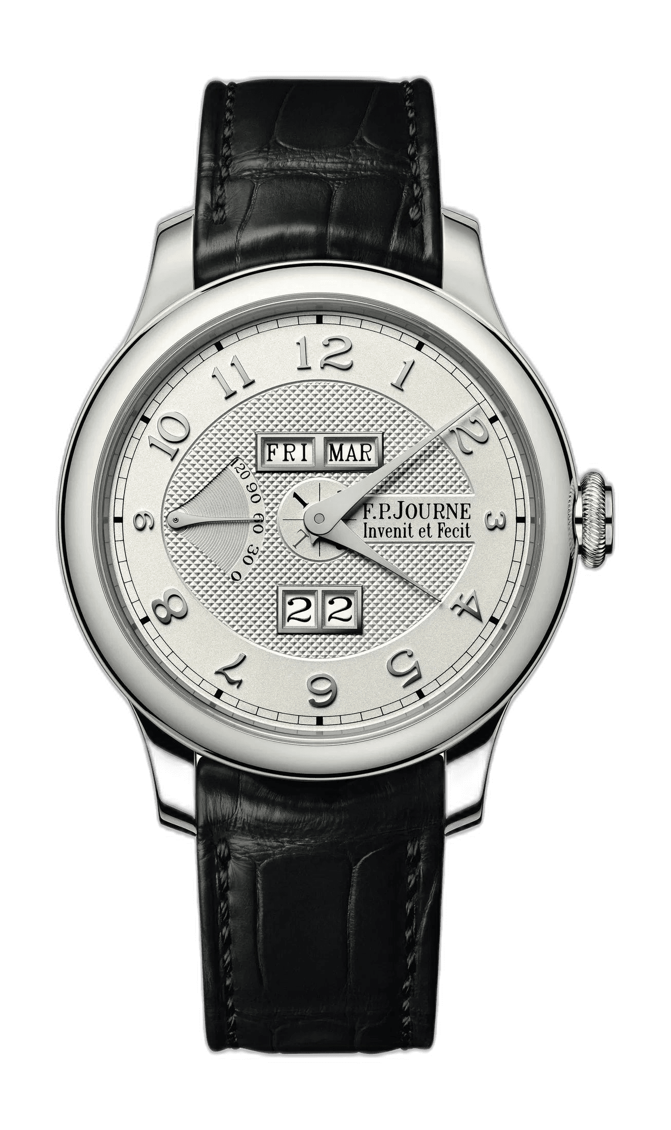 F.P.Journe Quantième Perpétuel Platinum — Guilloché Silver-White Dial | Ref. 1300.3