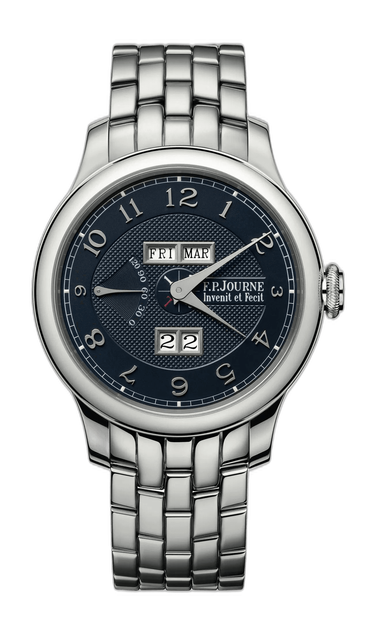 F.P.Journe Quantième Perpétuel Platinum — Blue Guilloché Dial | Ref. 1300.3