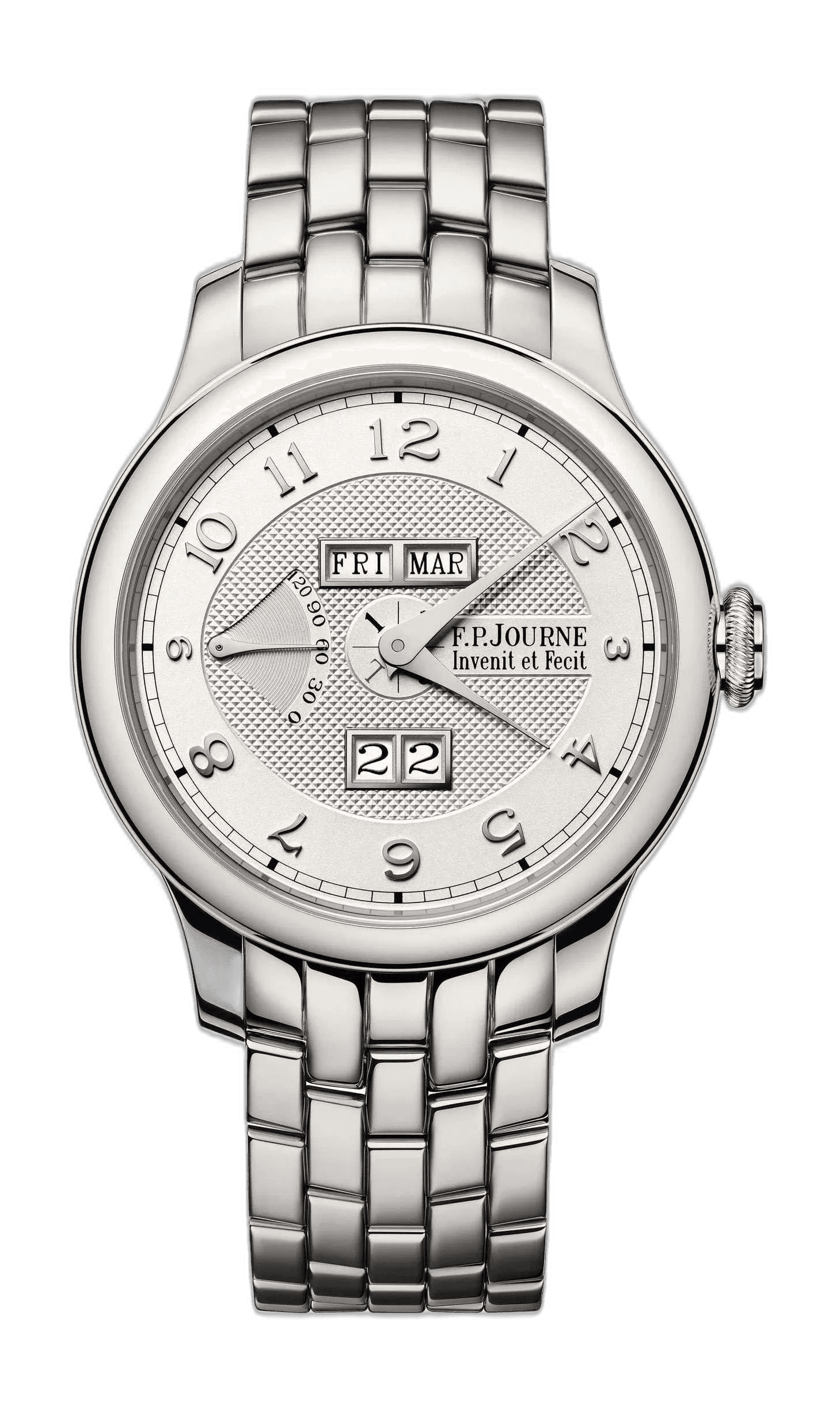 F.P.Journe Quantième Perpétuel Platinum — Guilloché Silver-White Dial | Ref. 1300.3