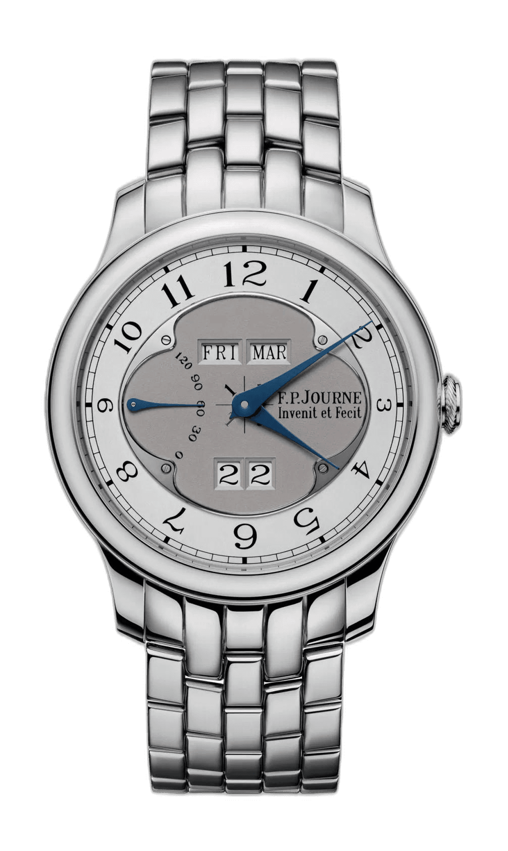 F.P.Journe Quantième Perpétuel Platinum — Silver & Gold Dial | Ref. 1300.3