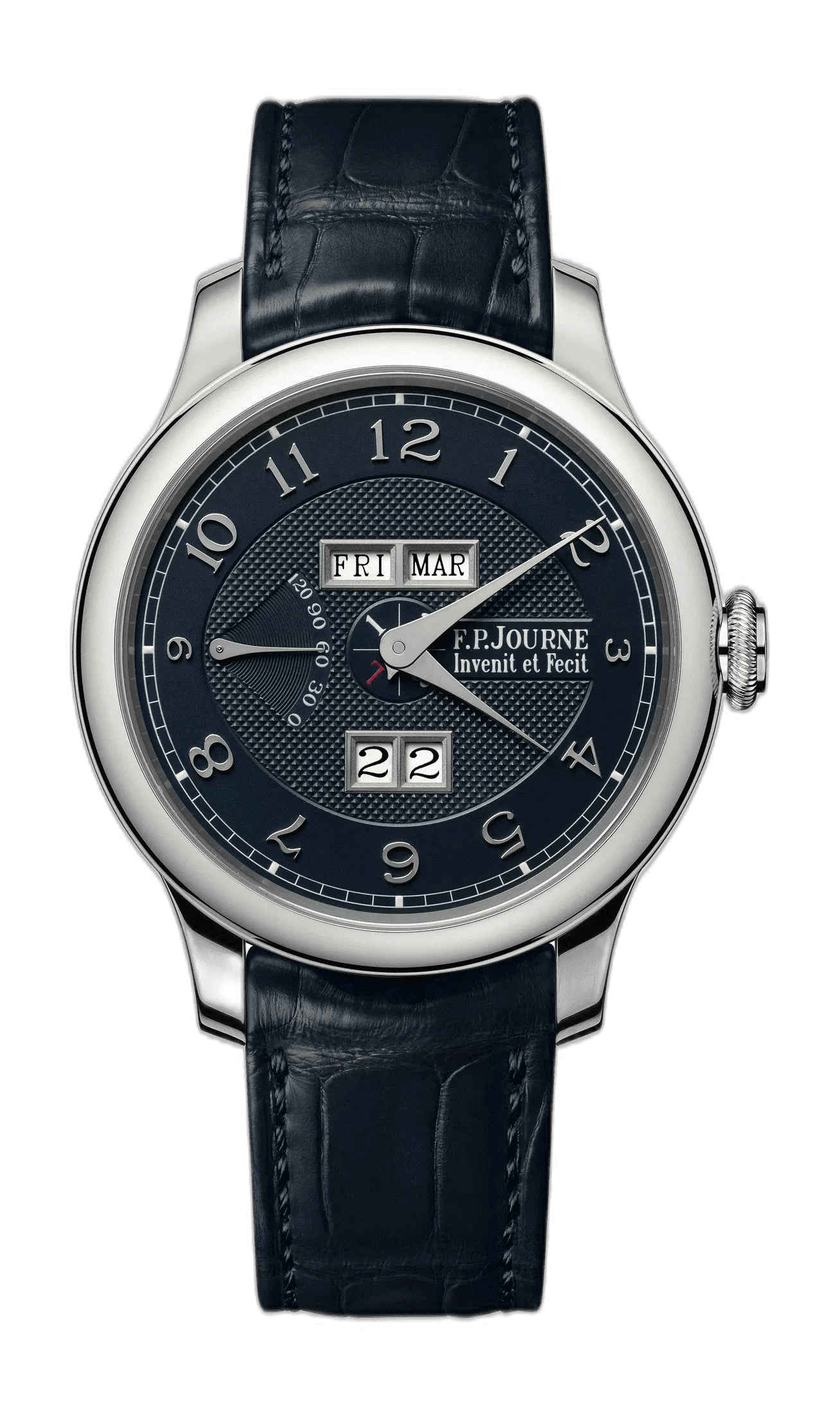 F.P.Journe Quantième Perpétuel Platinum — Guilloché Blue Dial | Ref. 1300.3