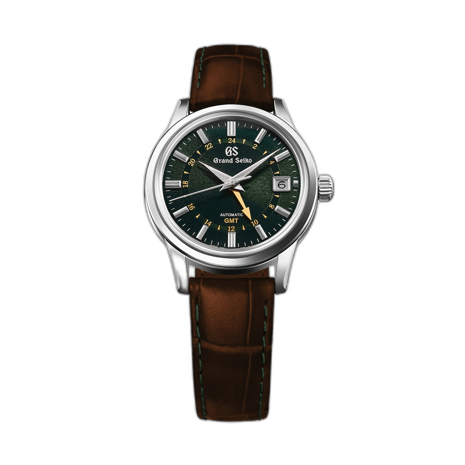 Grand Seiko Elegance Stainless Steel — British Racing Green Mount Iwate Dial | Ref. SBGM241