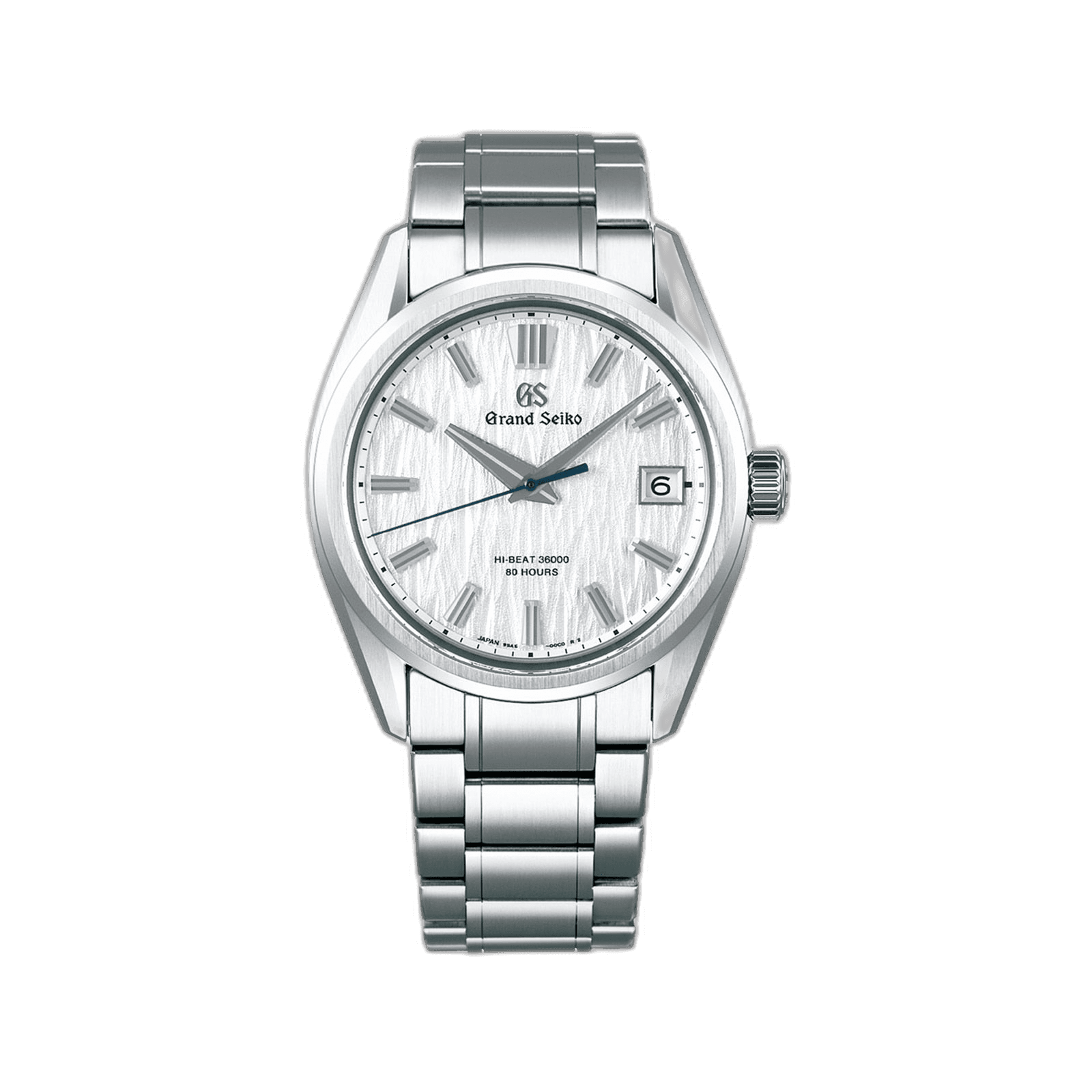 Grand Seiko Evolution 9 Collection Stainless Steel — White Birch Forest Textured Dial | Ref. SLGH005
