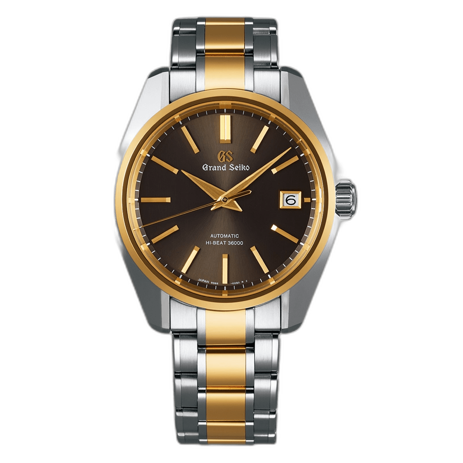 Grand Seiko Heritage Collection Steel & Gold — Brown Toned Hi-Beat Dial | Ref. SBGH254
