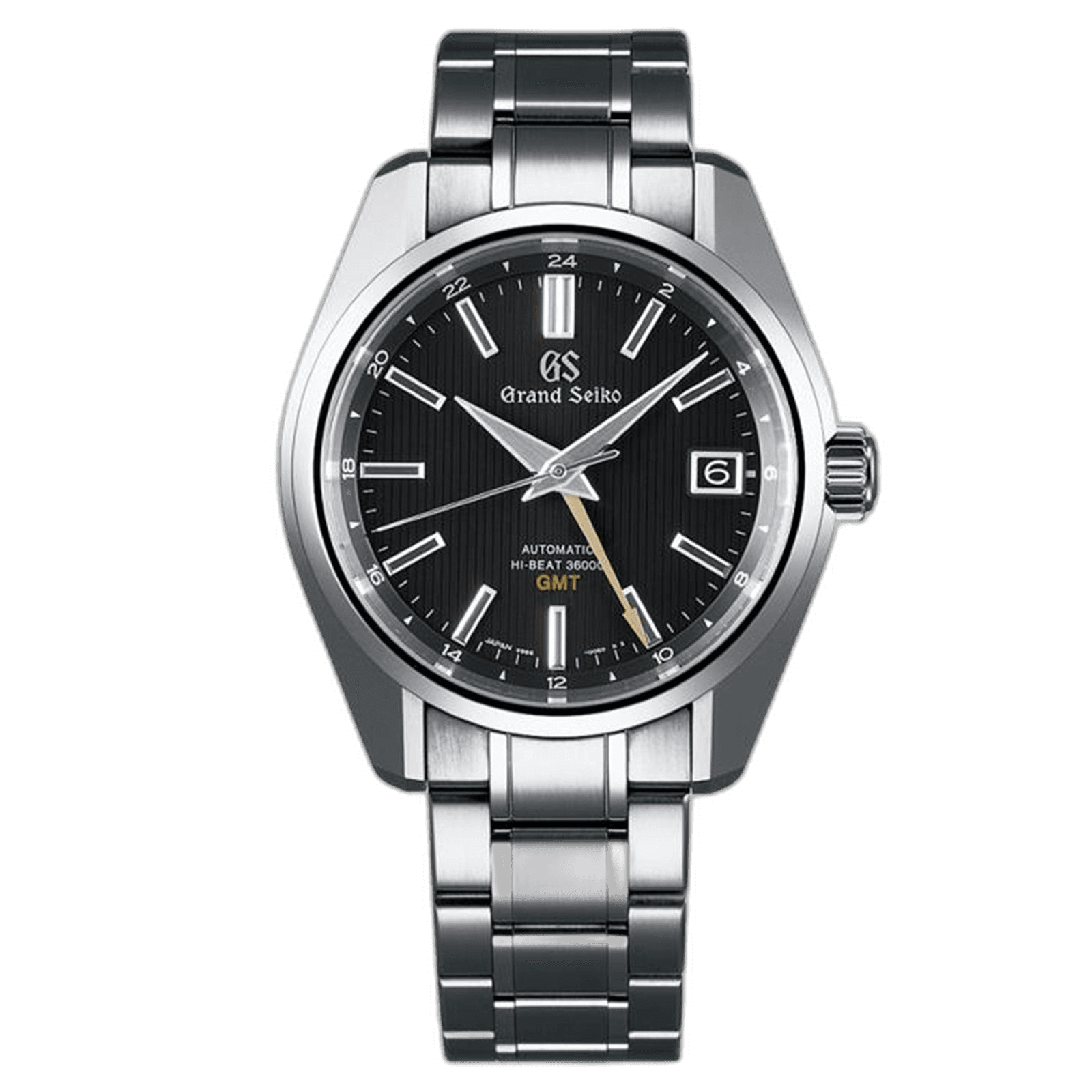 Grand Seiko Mechanical Hi-Beat 36000 Titanium GMT — Black Dial | Ref. SBGJ213