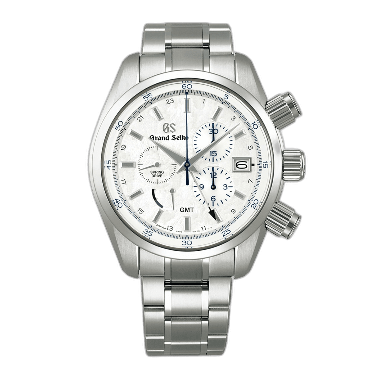 Grand Seiko Sport Collection Spring Drive Chronograph — Shinshu Winter Snowscape Dial | Ref. SBGC247