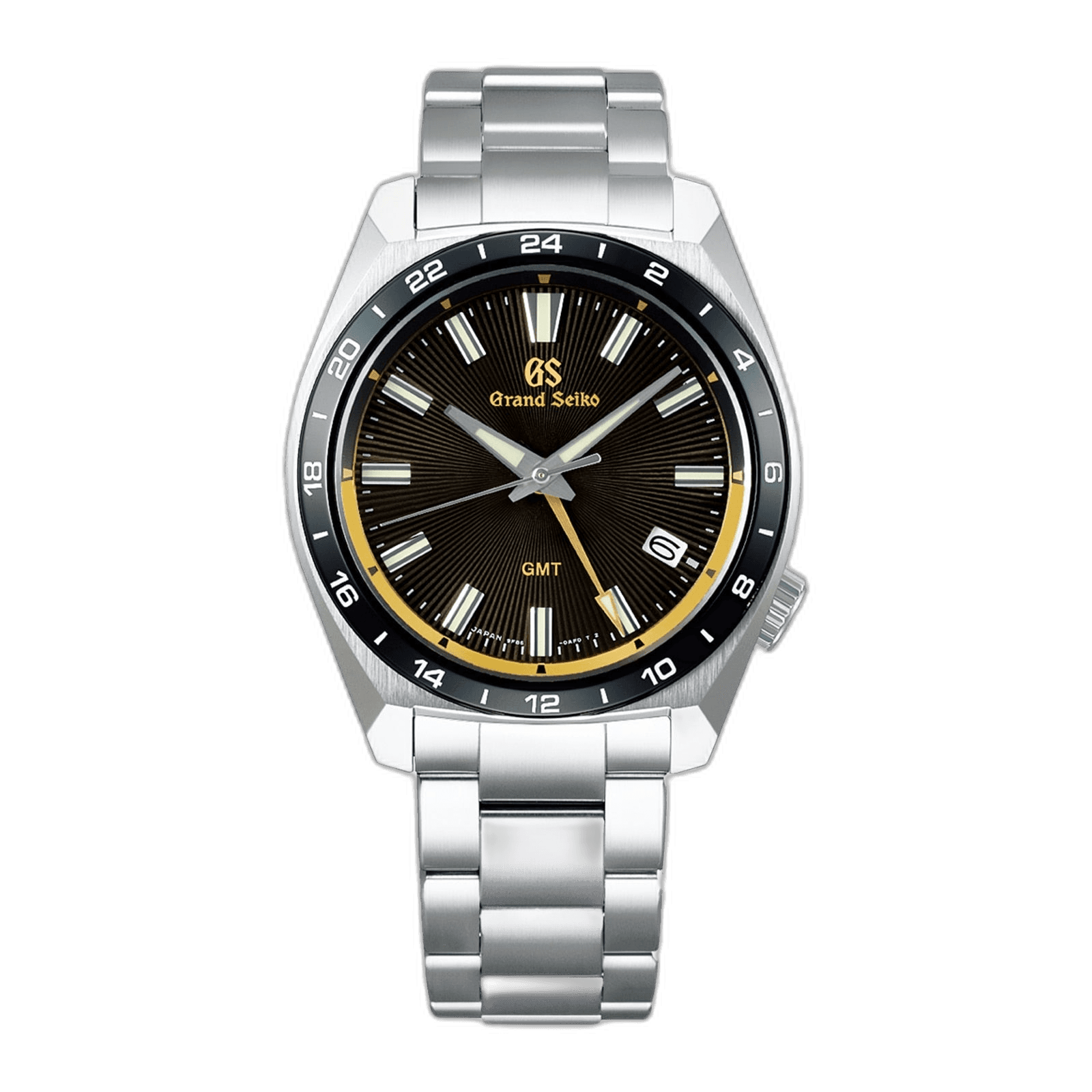 Grand Seiko Sport Collection Stainless Steel — Gold Accent GMT 140th Anniversary Limited Edition Dial | Ref. SBGN023