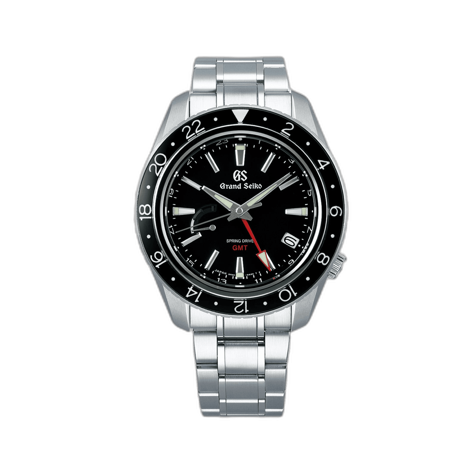 Grand Seiko Sport Collection Stainless Steel — Spring Drive GMT Black Dial | Ref. SBGE201