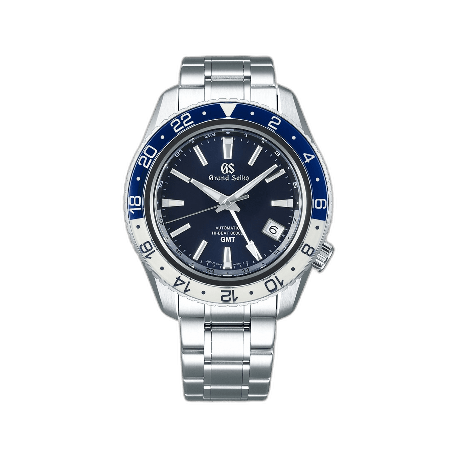 Grand Seiko Sport Collection Hi-Beat 36000 GMT — Midnight Blue Sapphire Bezel Triple Time Zone | Ref. SBGJ237