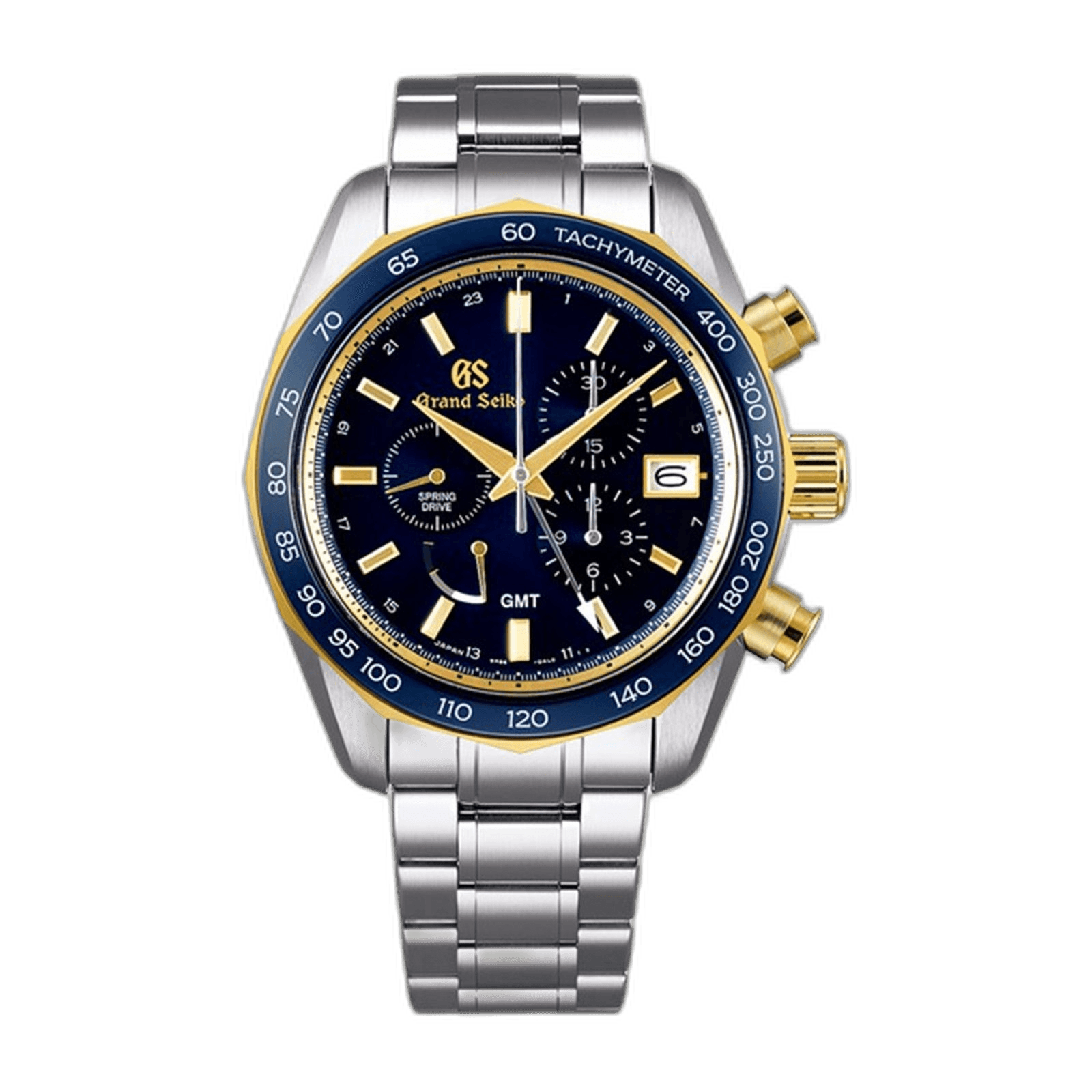 Grand Seiko Sport Collection Yellow Gold and Ceramic — Spring Drive Chronograph Dial | Ref. SBGC242