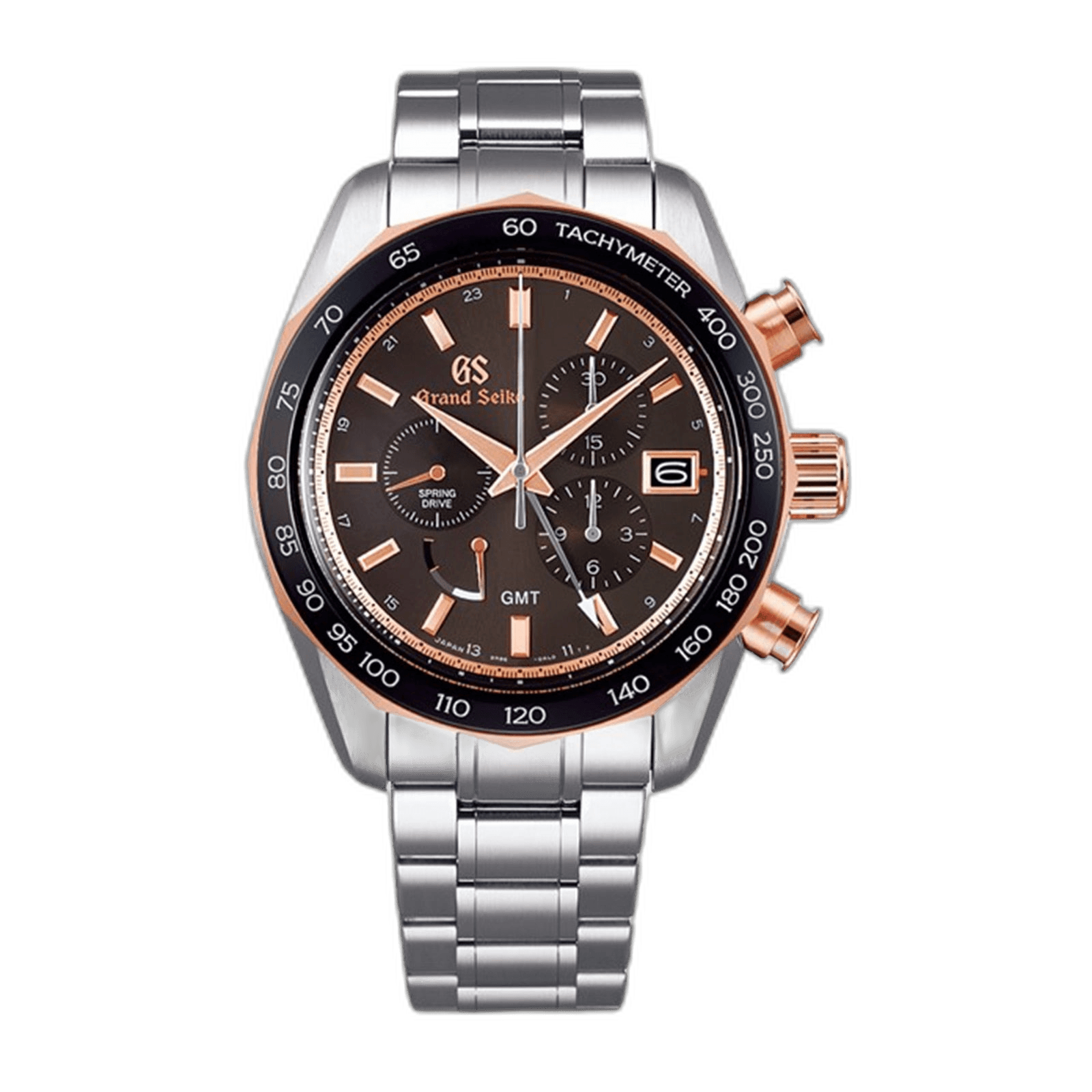 Grand Seiko Sport Collection Stainless Steel & Rose Gold — Spring Drive Chronograph Dial | Ref. SBGC244