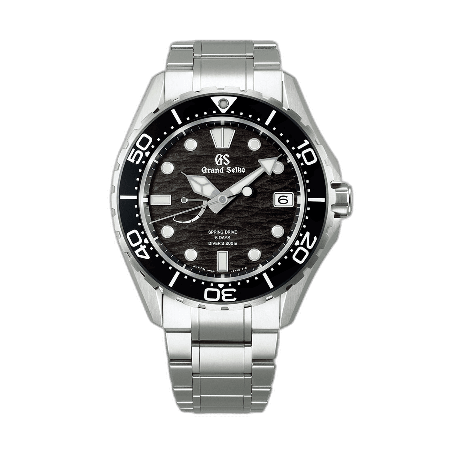 Grand Seiko Evolution 9 Spring Drive Diver's — 'Ushio' Ocean Current Titanium Dial | Ref. SLGA015