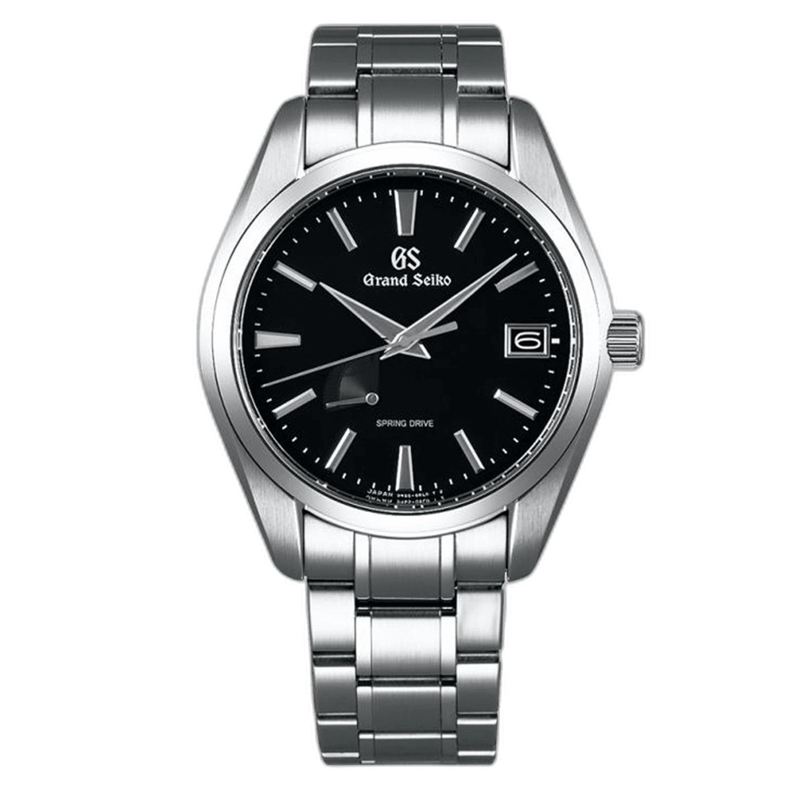 Grand Seiko Heritage Spring Drive Steel — Deep Black Dial | Ref. SBGA203