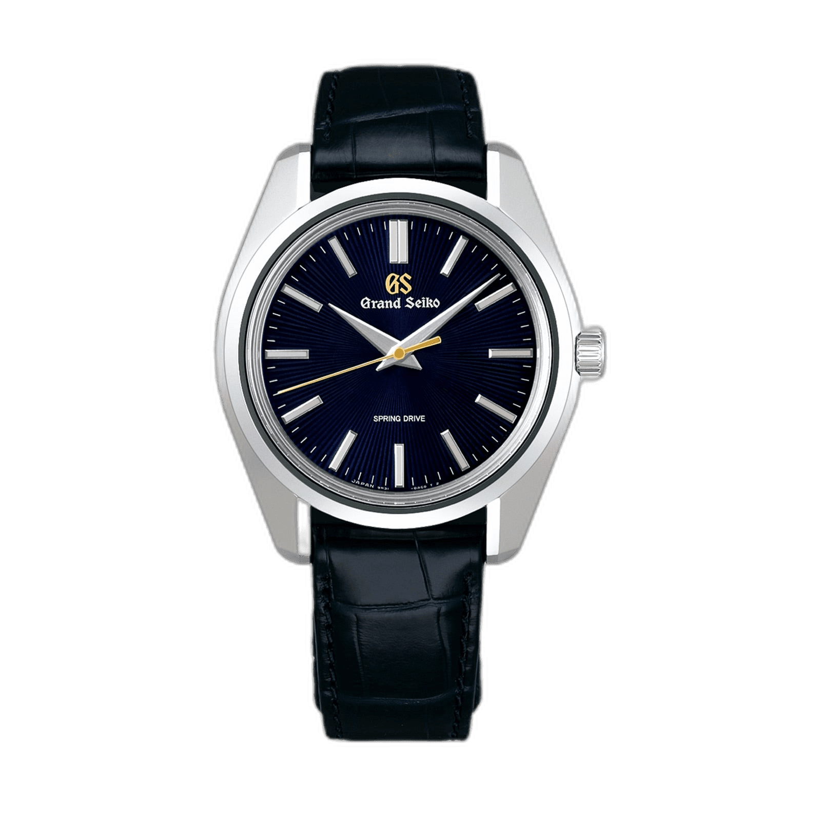 Grand Seiko Spring Drive Stainless Steel — Tsuki Tenshin Deep Navy Moon-Shadow Dial | Ref. SBGY009