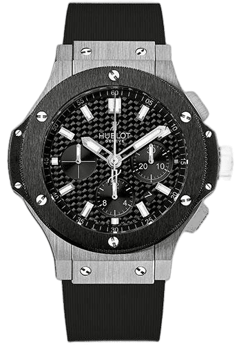 Big Bang Watch-301.SM.1770.RX · Hublot 44mm Steel Carbon Dial — 301.SM.1770.RX