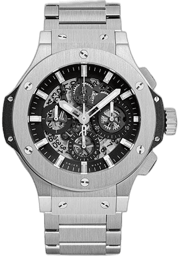 Hublot 44mm Steel Black Dial Big Bang Aero Bang Watch-311.SX.1170.SX — Ref. 311.SX.1170.SX