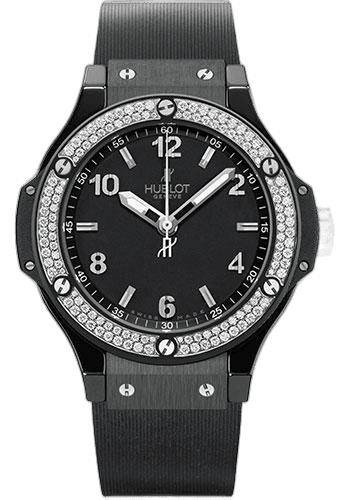 Hublot 38mm Ceramic Diamond Black Dial Big Bang 38 Black Magic Watch-361.CV.1270.RX.1104 — Ref. 361.CV.1270.RX.1104
