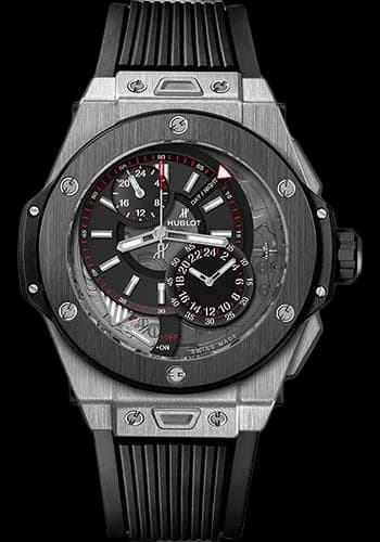 Big Bang Alarm Repeater Titanium Ceramic Limited Edition of 250 Watch-403.NM.0123.RX 45mm Black Dial by Hublot — 403.NM.0123.RX