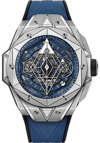 Big Bang Sang Bleu II Titanium Blue Watch - 45 mm - Blue Dial Limited Edition of 200-418.NX.5107.RX.MXM20 45mm · Hublot 418.NX.5107.RX.MXM20