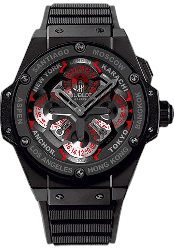 Hublot Big Bang King Power Unico GMT Ceramic Watch-771.CI.1170.RX 48mm Black Dial Timepiece [771.CI.1170.RX