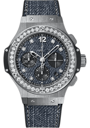 Hublot Big Bang Jeans Steel Diamonds Limited Edition of 250 Watch-341.SX.2770.NR.1204.JEANS 41mm Diamond Blue Dial (341.SX.2770.NR.1204.JEANS