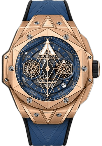 Hublot 45mm Big Bang Sang Bleu II King Gold Blue Watch - 45 mm - Blue Dial Limited Edition of 100-418.OX.5108.RX.MXM20 Watch Ref. 418.OX.5108.RX.MXM20