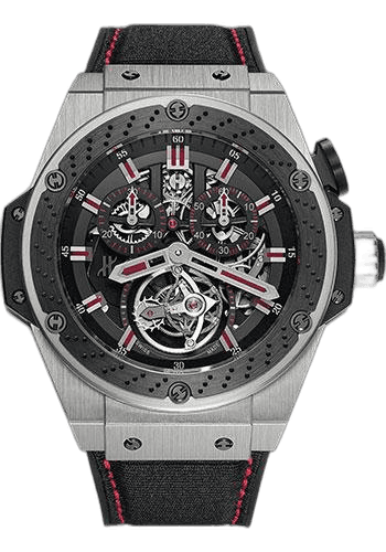 Hublot 48mm King Power Tourbillon Zirconium Black Dial Big Bang King Power Tourbillon F1 Watch-707.ZM.1123.NR.FMO10 Watch Ref. 707.ZM.1123.NR.FMO10