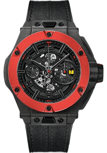 Hublot Big Bang Ferrari Unico Carbon Red Ceramic Limited Edition of 500 Watch-402.QF.0110.WR 45mm Fiber Sapphire Dial