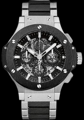 Hublot 44mm Steel Black Dial Big Bang Aero Bang Watch-311.SM.1170.SM — Ref. 311.SM.1170.SM