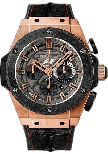 Hublot Big Bang F1 King Power Great Britain Limited Edition of 250 Watch-703.OM.6912.HR.FMC12 48mm Gold Black Dial (703.OM.6912.HR.FMC12