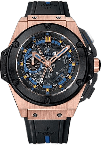 Big Bang King Power UEFA Euro 2012 (Ukraine) Limited Edition of 250 Watch-716.OM.1129.RX.EUR12.Ukraine · Hublot 48mm Gold Sapphire Dial — 716.OM.1129.RX.EUR12