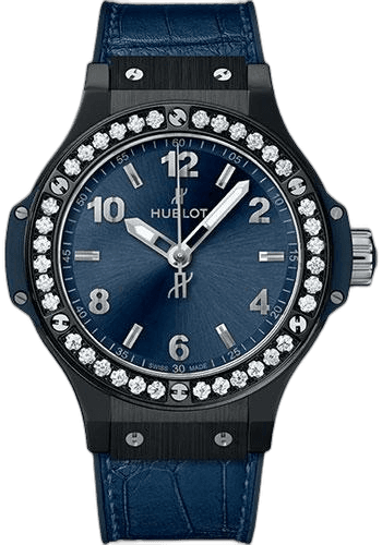 Hublot Big Bang Ceramic Blue Diamonds Watch-361.CM.7170.LR.1204 38mm Diamond Blue Dial