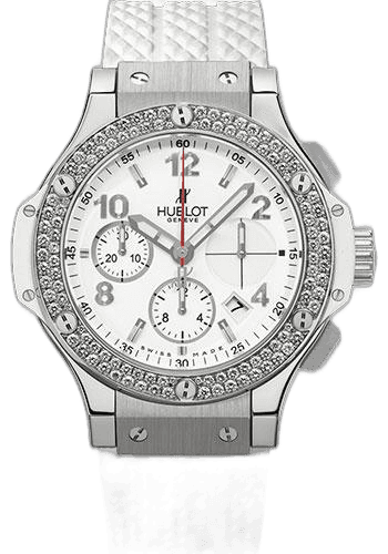 Hublot 41mm Steel Diamond White Dial Big Bang Watch-341.SE.230.RW.114 — Ref. 341.SE.230.RW.114