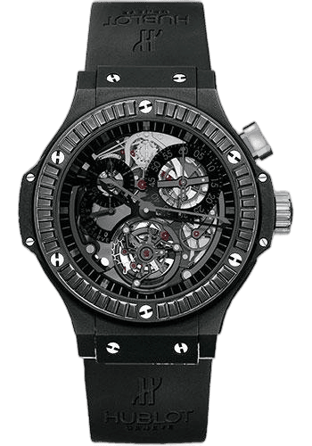 Hublot 44mm Ceramic Diamond Black Dial Big Bang Bigger Bang All Black Watch-308.CI.134.RX.190 Watch Ref. 308.CI.134.RX.190