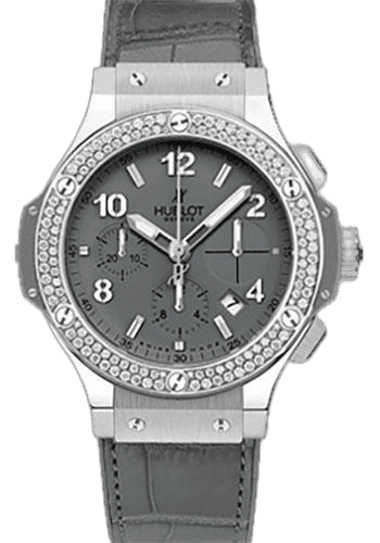 Big Bang Earl Gray Watch-342.ST.5010.LR.1104 41mm Steel Diamond Gray Dial · Hublot 342.ST.5010.LR.1104