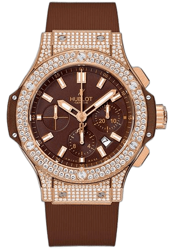 Big Bang Evolution Watch-301.PC.3180.RC.1704 44mm Gold Diamond Chocolate Dial · Hublot 301.PC.3180.RC.1704
