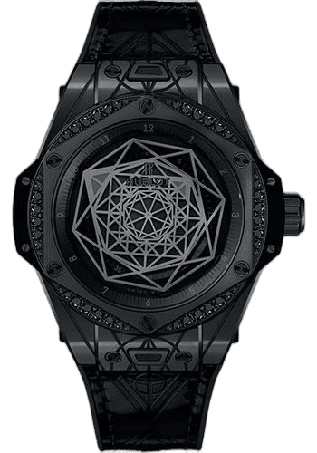 Big Bang Sang Bleu All Black Diamonds Limited Edition of 100 Watch-465.CS.1114.VR.1200.MXM18 39mm Ceramic Diamond Black Dial Hublot Ref. 465.CS.1114.VR.1200.MXM18