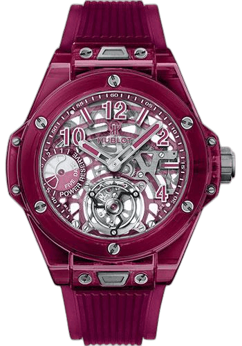 Big Bang Tourbillon Power Reserve 5 days Red Sapphire Watch - 45 mm - Sapphire Crystal Dial Limited Edition of 30-405.JR.0120.RT 45mm Hublot Ref. 405.JR.0120.RT
