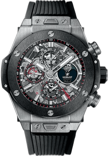 Hublot 45mm Sapphire Dial Big Bang Perpetual Calendar Titanium Ceramic Watch-406.NM.0170.RX Watch Ref. 406.NM.0170.RX