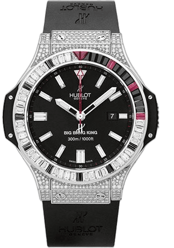 Hublot Big Bang King Jewellery Watch-322.LX.1023.RX.0924 48mm Diamond Black Dial Timepiece [322.LX.1023.RX.0924