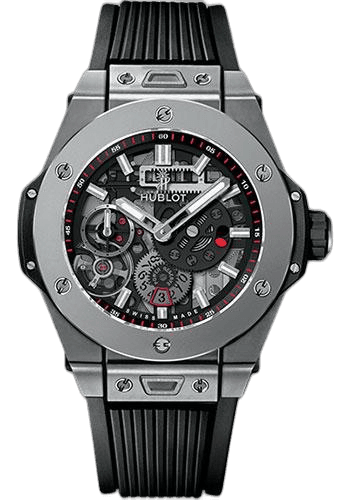 Big Bang Meca-10 Titanium Watch-414.NI.1123.RX 45mm Black Dial by Hublot — 414.NI.1123.RX