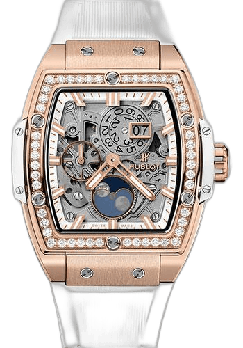 Big Bang Moonphase King Gold White Diamonds Watch-647.OE.2080.RW.1204 42mm Diamond Sapphire Dial · Hublot 647.OE.2080.RW.1204