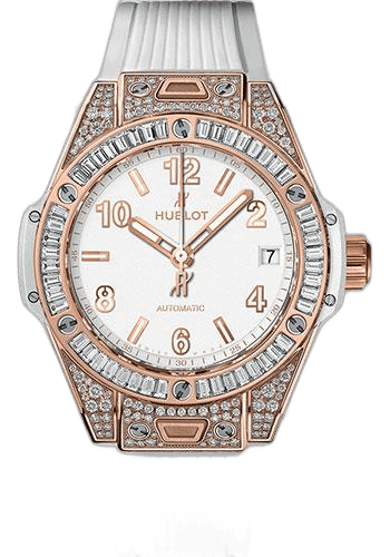 Big Bang One Click King Gold White Jewellery Watch-465.OE.2080.RW.0904 · Hublot 39mm Diamond White Dial — 465.OE.2080.RW.0904