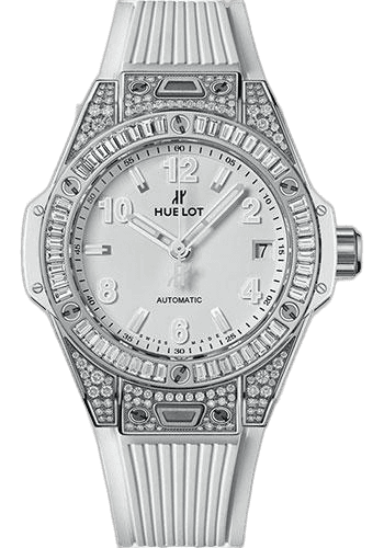 Big Bang One Click Steel White Jewellery Watch-465.SE.2010.RW.0904 39mm Diamond White Dial · Hublot 465.SE.2010.RW.0904
