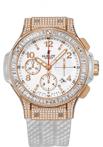 Big Bang Portocervo Watch-341.PE.2010.RW.0904 41mm Gold Diamond White Dial · Hublot 341.PE.2010.RW.0904